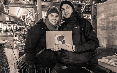 Hochzeitsalbum weihnachtlich übergeben