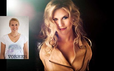 Die Schönheit der Frau im Foto