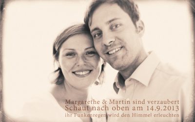 M&M vor der Hochzeit